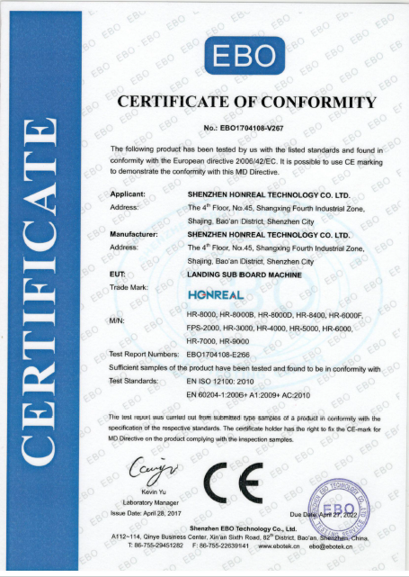 CE certification